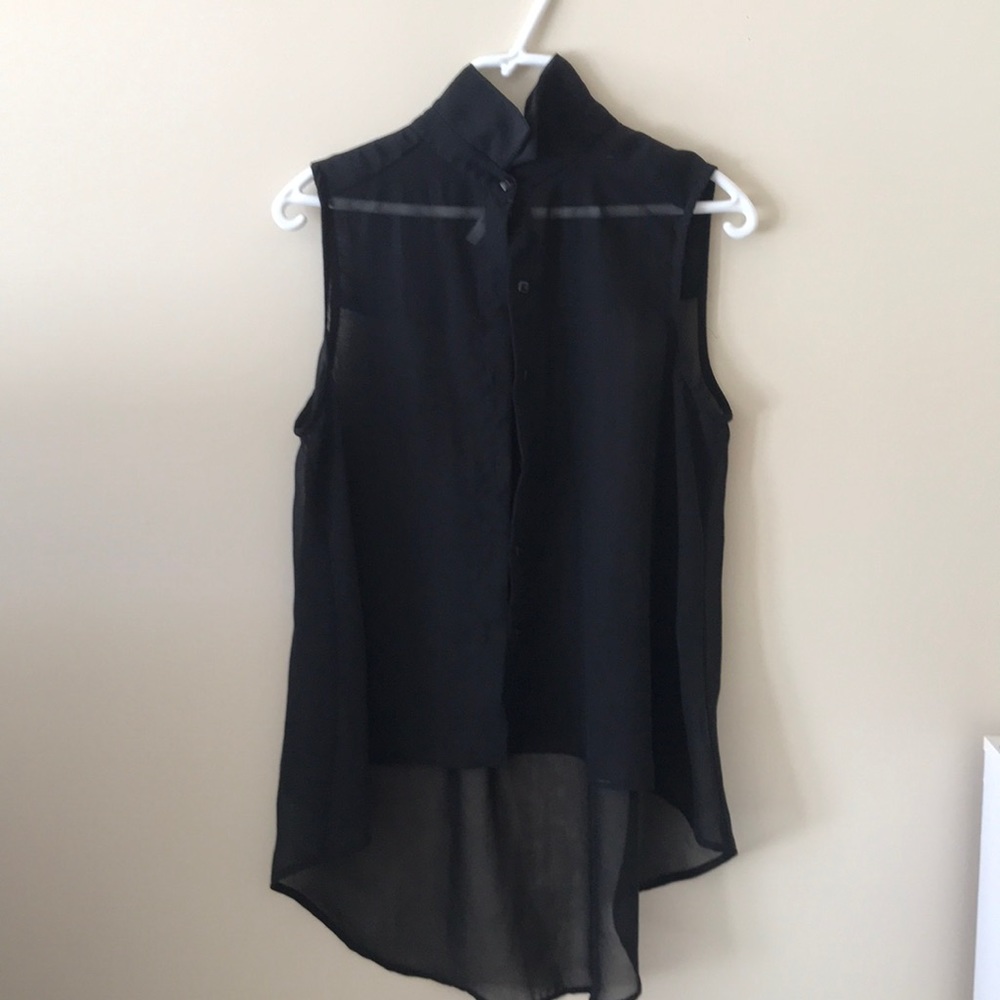 Sleeveless button up!